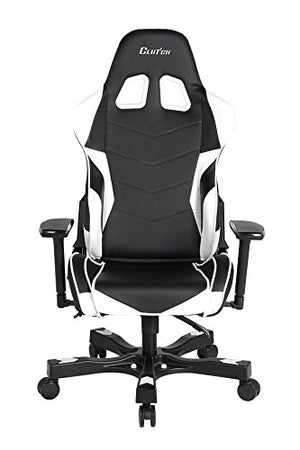 Clutch Chairz Crank Series Charlie World's Best Ergonomic Gaming Chair (Black/White)