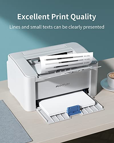 Wireless Small Laser Printer Black and White Monochrome Laser Printer for Home Use with Mobile Printing and School Student, Pantum P2502W with PB-211 Toner