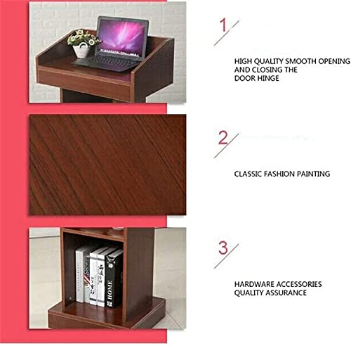 Conference Table Reception Desk (Black, One Size)