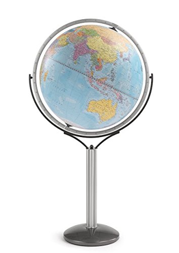 Zoffoli Globes USA Magellano Floor Globe, 24-Inch, Blue Ocean