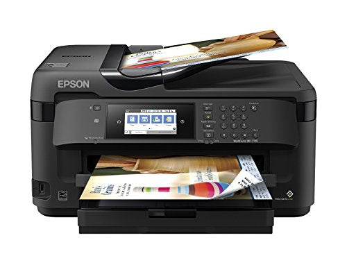 Epson WorkForce WF-7710 Wireless Wide-format Color Inkjet Printer with Copy, Scan, Fax, Wi-Fi Direct and Ethernet, Amazon Dash Replenishment Enabled