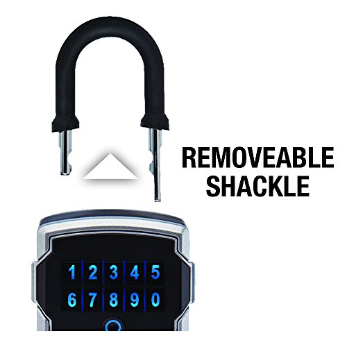 Master Lock Lock Box, Electronic Portable Key Safe with Personal Use Software Platform, 3-1/4 in. Wide, 5440EC