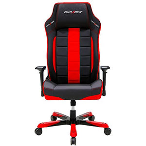 DXRacer OH/BF120/NR Boss Series Black and Red Gaming Chair - Includes 1 free cushion and Lifetime warranty on frame