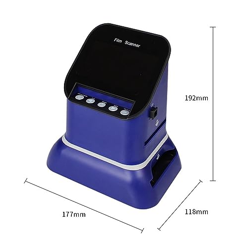 JYSWDZ Digital Film and Slide Scanner with 4.3" Display, Converts 35mm Film & Slide to Digital JPEG