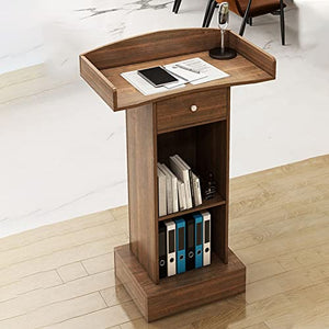 MObyat Lectern Podium Stand - Heavy Duty Pulpit Podiums with Spacious Reading Surface