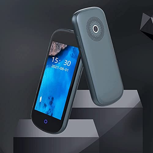 Language Translator Device Instant Voice Text Photo Translation 109 Languages Two Way - Black