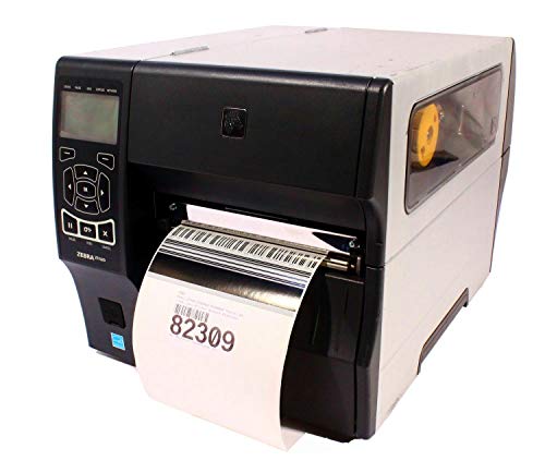 Zebra Technologies ZT42062-T01A000Z Series ZT420 Direct Thermal/Thermal Transfer Industrial Printer, 203 DPI, 6" Max Print Width, Tear Bar, USB/Serial/10/100 Ethernet/BT 2.1, USB Host, EZPL, Wi-Fi