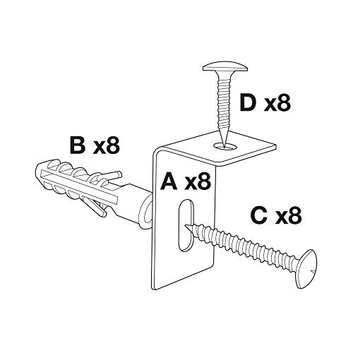 Offex 72"W x 48"H Wall-Mount Magnetic Music Notation Whiteboard for Home, School, Classroom