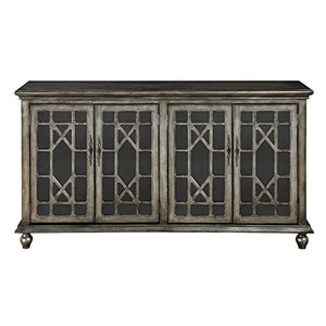 Coast to Coast Imports DeVille Metallic Four Door Credenza