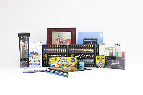 Artist Life Station - 48" x 59" x 30" Art Workstation with Supplies for Senior Living or Memory Care