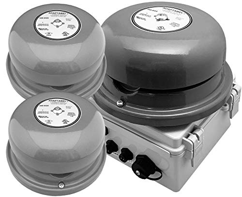 Netbell Automatic All-in-One Extra Loud Break Bell System with 3 Bells