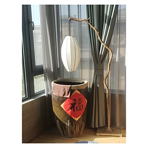 EESHHA Floor Lamp - Modern Rustic Vintage Style Tree Branches Chinese Study Atmosphere Lantern Fishing (Excluding Light Source)