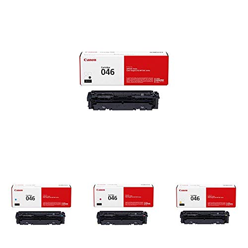 Canon Original 046 Toner Cartridges - Black, Cyan, Magenta, Yellow