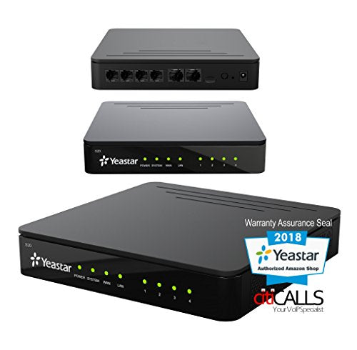 YEASTAR VoIP SIP IP PBX S20-100 20 Ext IVR VM Skype 2 FXS 0 FXO 0 GSM