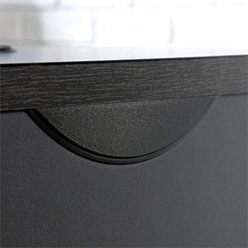 Sauder 419773 Via Executive Desk, Bourbon Oak Finish