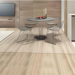 CuKYi Transparent PVC Floor Protection Pad, Non-Slip Chair Mat for Hardwood Floor, 2mm Thick, 150cm Length