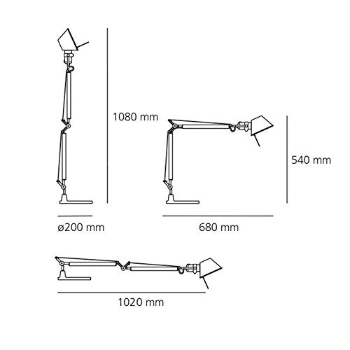 Artemide Tolomeo Mini LED Table Lamp Base 20 cm A005600
