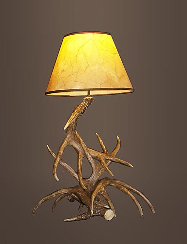 SSBY vintage Table Lamps country Antler lamps Industrial Fixture 1-Lights Living Room Bedroom lights , 110-120v