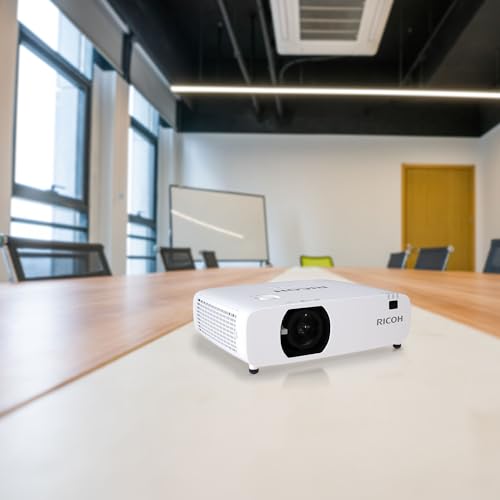 RICOH Compact 3LCD Laser Projector | 5200 Lumens | 1920x1200 WUXGA | 30-300" Screen Size | 360° Installation | 30k Hours | 16W Speaker