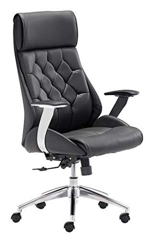 Zuo Modern 205890 Boutique Office Chair, Black by Zuo