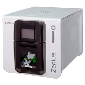 Evolis Zenius Single-Side ID Card Printer - Grey Brown - ZN1U0000TS