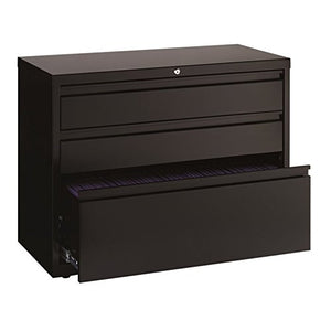 Hirsh 3 Drawer Lateral File Cabinet in Black