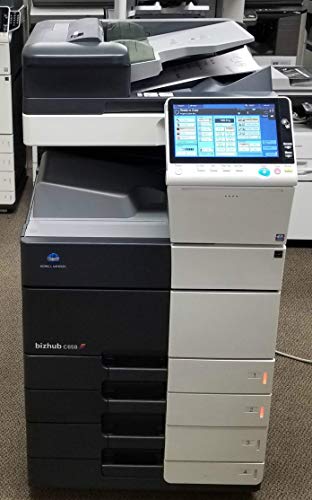Konica Minolta Bizhub C558-New Dual Scan ADF-2 Trays-Stand 55 ppm Color/Black White.
