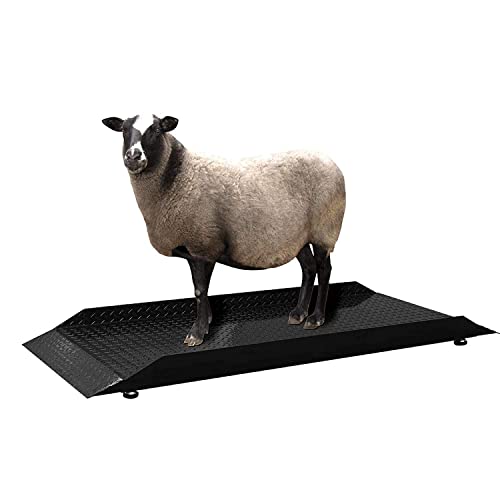 PEC Tools Livestock Scale with Digital Indicator, 4,000 LB Capacity, 84" x 30" Platform