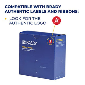Brady M610 Handheld Label Maker, Yellow/Gray Large