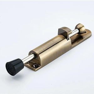 None Foot-Operated Lever Door Stop Adjustable Kickdown Bronze Hardware