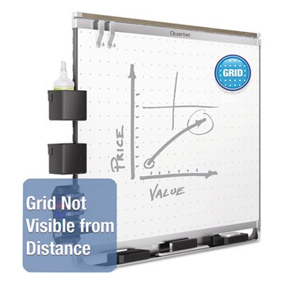 Prestige 2 Magnetic Total Erase Whiteboard, 96 x 48, Aluminum Frame, Sold as 1 Each