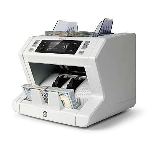 Safescan 2610 - High-Speed Bill Counter for Sorted, Single Denomination Bills with UV/Size Counterfeit Detection