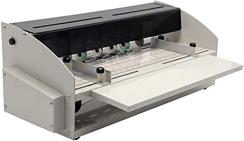 Mxmoonant 3-in-1 Electric Creasing Machine 18 1/2"(470mm) Paper Creaser Scorer Perforator Cutter for Cards Invitations Tickets