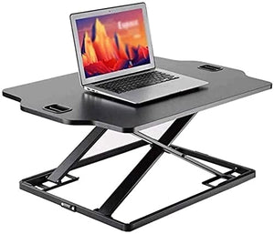 SMSOM Standing Desk Converter, Adjustable Height Sit Stand Desk Riser - Black