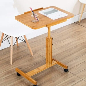 GaRcan Height Adjustable Mobile Laptop Stand Desk Rolling Cart, Adjustable Height