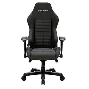 DXRacer OH/IS132/N Iron Series Black Gaming Chair - Includes 2 free cushions and Lifetime warranty on frame