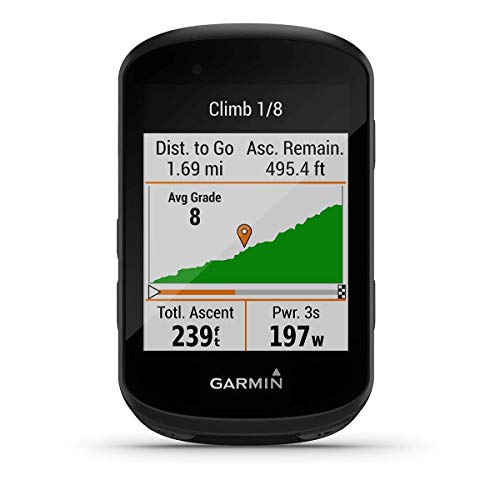 Garmin Edge 530 (2019 Version) Cycle GPS Bundle with Silicone Case & HD Tempered Glass Screen Protectors (x2) | Navigation, Bike Mounts, TrainingPeaks, VO2, Incident Detection | Bike Computer (Blue)