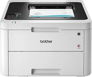 Brother HL-L32 30CDW Series Compact Digital Wireless Color Laser Printer - Mobile Printing - Auto Duplex Printing - Ethernet & USB Connectivity - Up to 25 Pages/Min - 250 Sheets Input + HDMI Cable