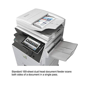 Sharp MX-6070V A3 Color Laser Multifunction Copier - A3/A4, 60ppm, Copy, Print, Scan, Auto Duplex, Mobile Print, Network, Wireless 2 Trays, Center Exit Tray, Stand (Demo Unit) (Renewed)