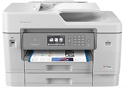 Brother Inkjet Printer, MFCJ6945DW, INKvestment Color Inkjet All-in-One Printer with Wireless, Duplex Printing and Up to 1-Year of Ink in-Box, Amazon Dash Replenishment Enabled (Renewed)
