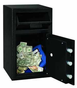 Sentry Safe DH109E Depository Safe, 1.09 ft3, 14w x 15-3/5d x 24h, Black (SENDH109E)