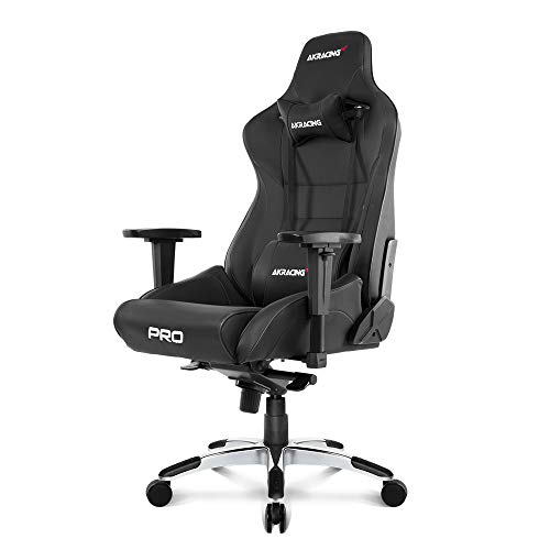 AKRacing AK BK Masters Series Pro Luxury XL Gaming Chair, Black