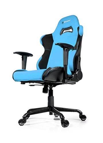 Arozzi Torretta XL Series Gaming Racing Style Swivel Chair, Azure