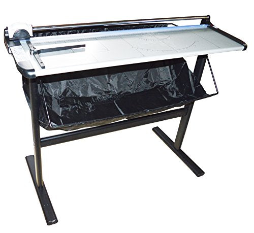 INTBUYING 51" 1300mm Aluminum Alloy Rotary Large Format Paper Trimmer Cutter with Support Stand
