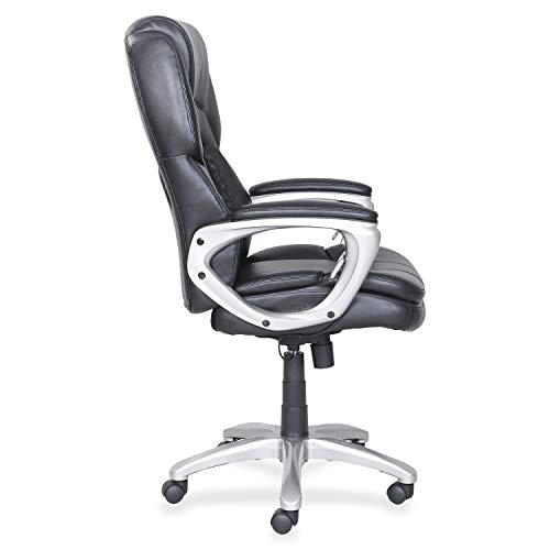 Lorell 47422 Wellness by Design Chair, 46.8" x 26.8" x 30", Black