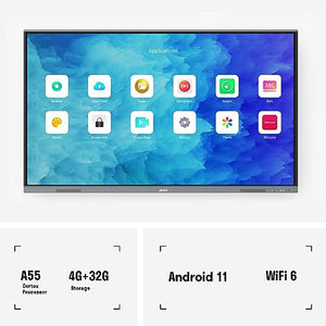 JAV Smart Board 55" Interactive Whiteboard 4K Touchscreen