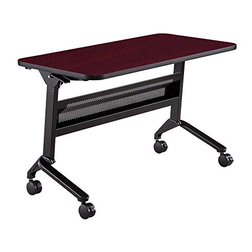 Safco Products Flip-N-Go Training Table, Regal Mahogany