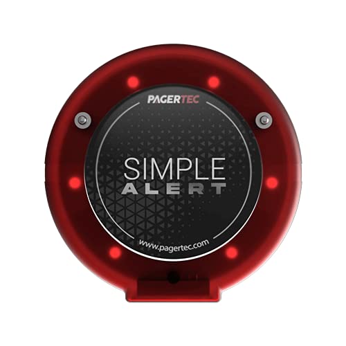 Pagertec Long Range Slimbar Paging System with Red LED Lights (Set of 20)