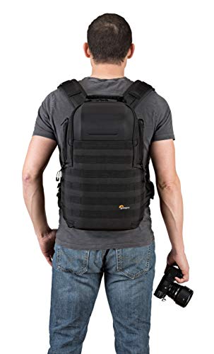 Lowepro ProTactic 350 AW II Modular Backpack with All Weather Cover for Laptop Up to 13 Inch for Professional Cameras, Mirrorless, CSC and Drones, LP37176-PWW, Black