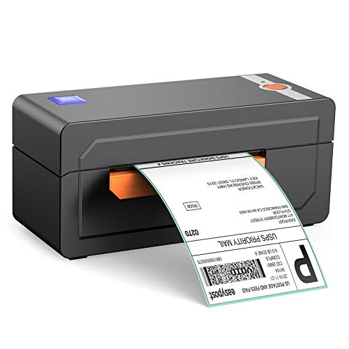 Alfuheim Thermal Shipping Label Printer 4x6 - High Speed Printing at 150mm/s -Barcode Printer for Shipping Compatible with UPS WorldShip,Etsy,Ebay, Amazon,Shopify,etc